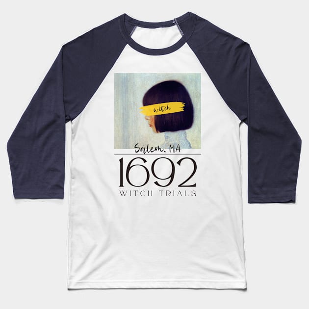 1692 Salem Witch Trials Baseball T-Shirt by Golden Eagle Design Studio